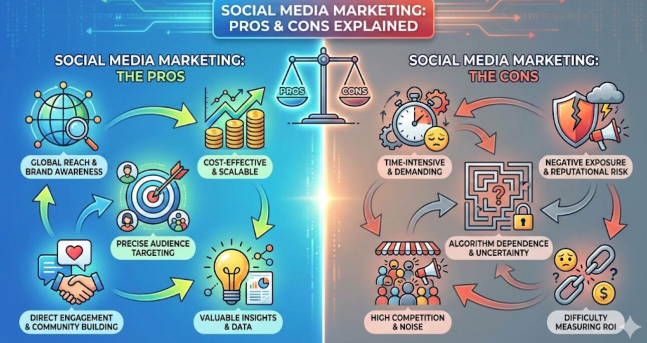 Social Media Marketing: Pros and Cons